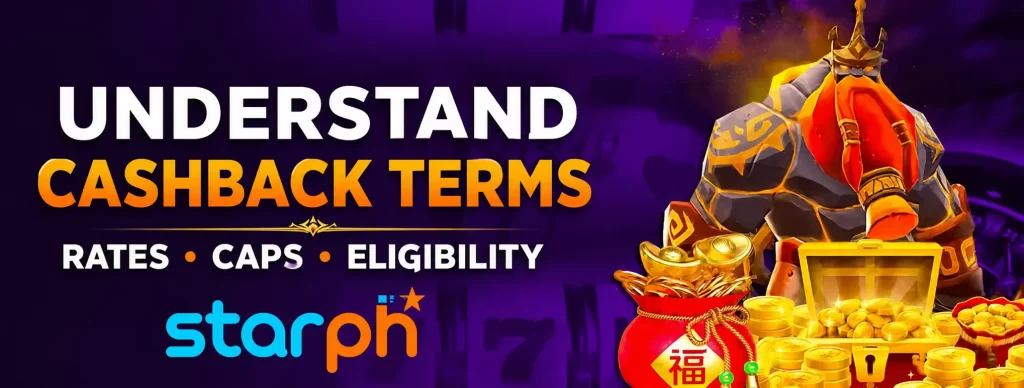 starph cashback rates caps and eligibility terms card