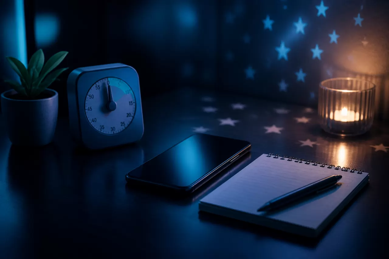 starph responsible play planning with a timer and notebook