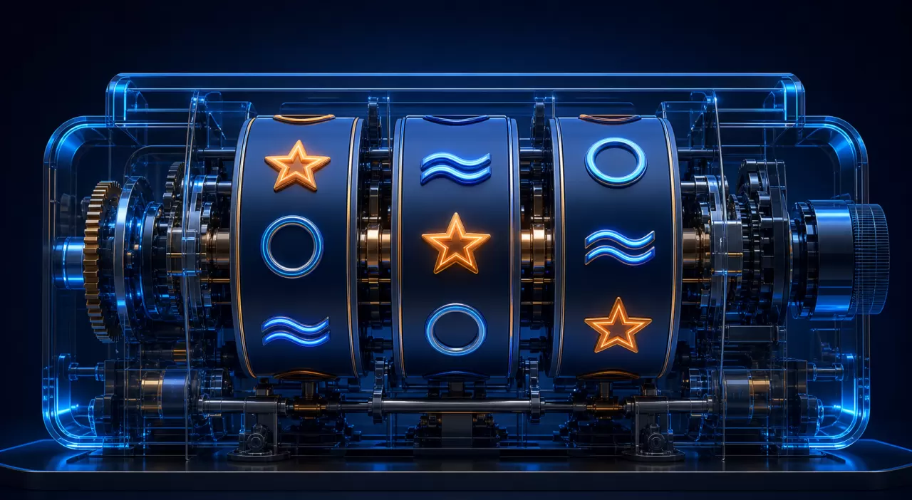 starph slot reel mechanics with star circle and wave symbols